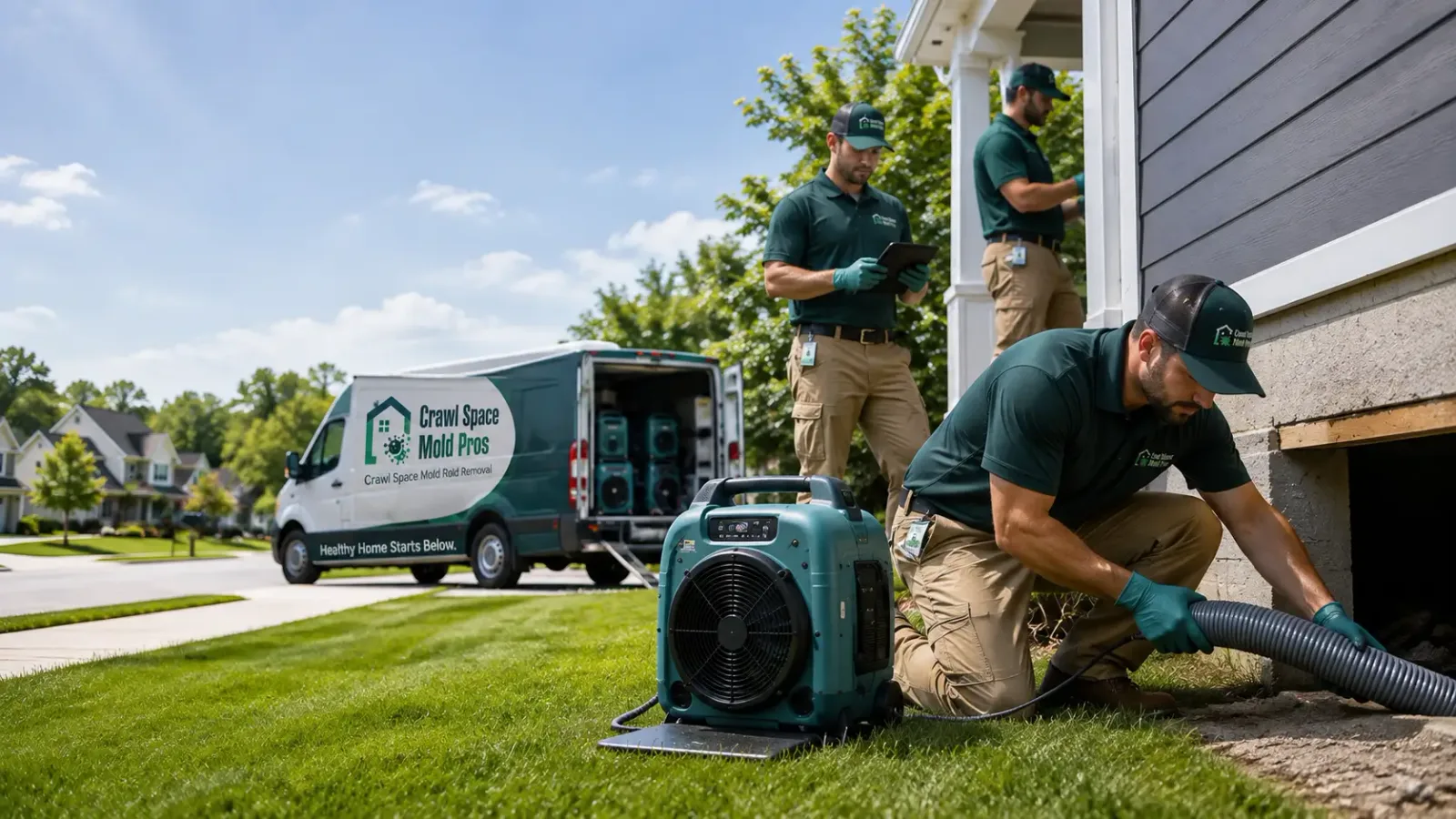 Crawl Space Mold Removal in Grantham, PA